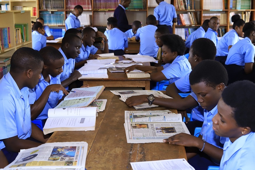 Fully stocked library